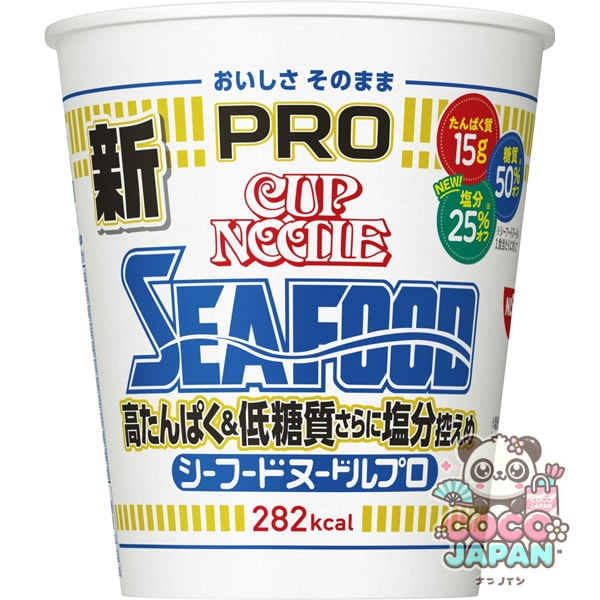 닛신 식품 컵 누들 PRO 높은 단백질 저 탄수화물 염분 겸손 해산물 78g