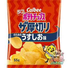 Calbee 칼비 감자 칩 더 두껍게 자르는 맛 맛 55g