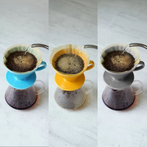 하리오 HARIO V60 세라믹 드리퍼 세트 블루