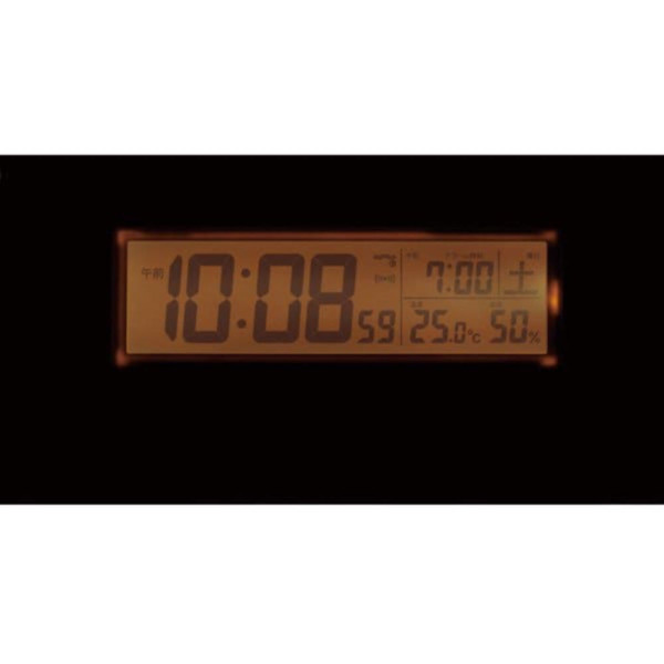 세이코 알람 탁상 시계 디지털 전파 SQ762W