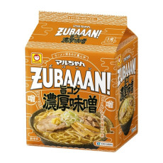 동양 수산 마루짱 마루짱 ZUBAAAN! 취지 감칠맛 진한 된장 3식 팩 [인스턴트 라면]