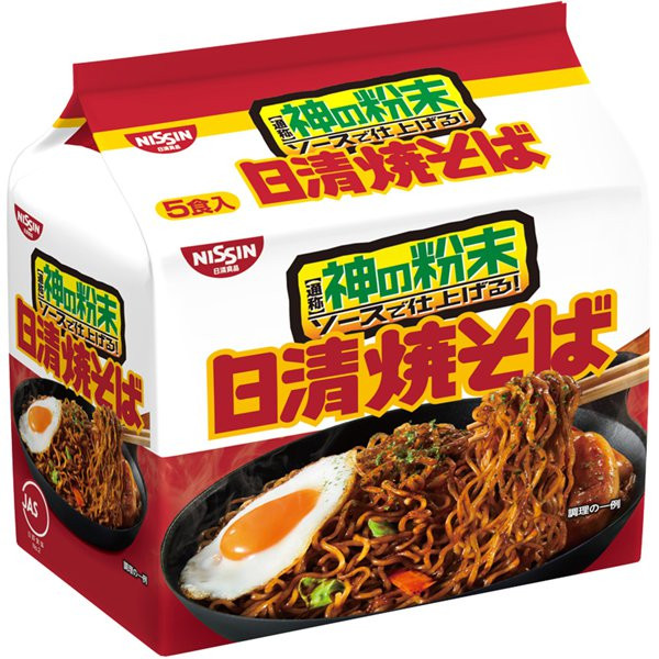 닛신식품 닛신야키소바(100g×5식) 500g