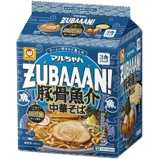 동양 수산 마루짱 마루짱 ZUBAAAN! 돼지뼈 해산물 중화소바 3식 팩
