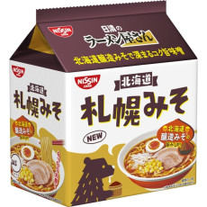 닛신 식품 닛신의 라면 가게 삿포로 미소 5 식 팩