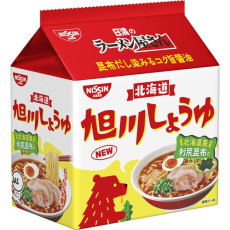 닛신 식품 닛신의 라면 가게 아사히카와 간장 5 식 팩
