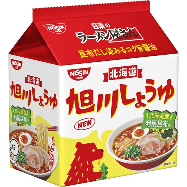 닛신 식품 닛신의 라면 가게 아사히카와 간장 5 식 팩