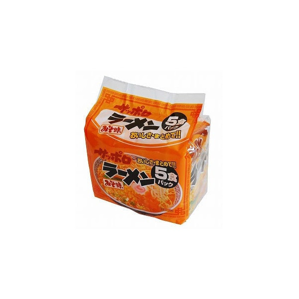 국수의 스나오시 삿포로라면 된장 84g×5식들이 [즉석봉투면]