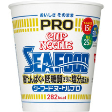 닛신 식품 컵 누들 PRO 높은 단백질 저 탄수화물 염분 겸손 해산물 78g