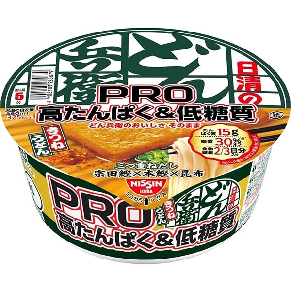 닛신 식품 닛신노 돈베에 PRO 고단백 & 저당질 키츠네 우동 86g