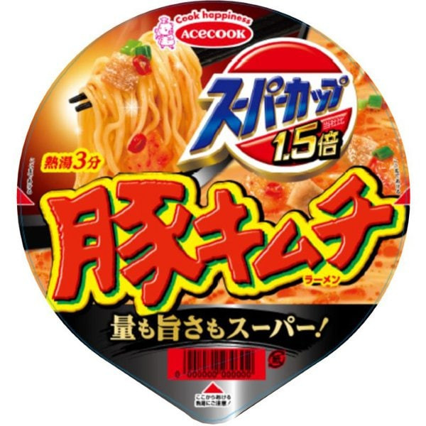 에이스콕 수퍼컵 1.5배 신·돼지 김치라면