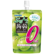 오리히로 플랜듀 푸른과 푸른 젤리 스탠딩 칼로리 제로 샤인 무스카트 130g