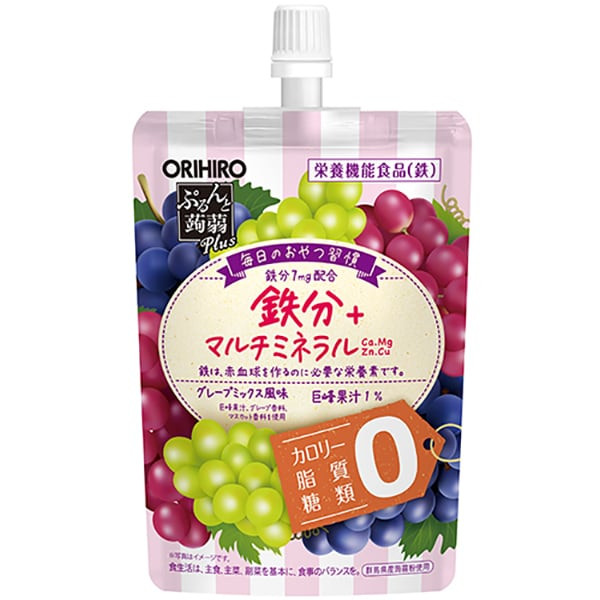 오리히로 오리히로 푸른과 푸른 플러스 포도 믹스 맛 130g