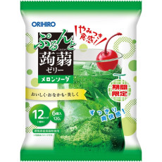 오리히로 ORIHIRO 곤약젤리 蒟蒻 멜론 소다 20g×6개입